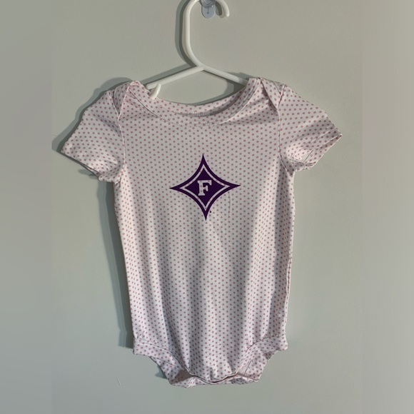 Furman University baby girl onesie NEW - Picture 1 of 4
